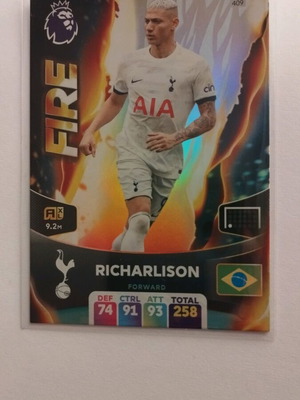 Panini Adrenalyn XL Premier League 2024 Richarlison Tottenham Hotspur Fire σαν καινούργιο