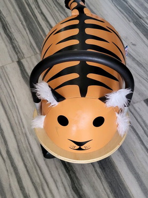 Wheely Bug tiger ride-on walker used