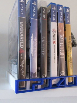 Μινιμαλιστική βάση παιχνιδιών PS4 κατόπιν παραγγελίας για 6 παιχνίδια
