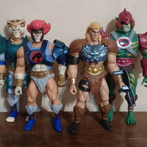 Masters of the Universe X Thundercats set of 4 figures