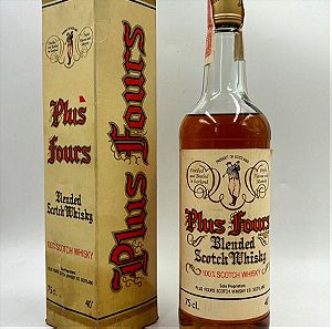 Plus Fours Blended Scotch Whisky Plus Fours Scotch Whisky Co. Scotland Vintage