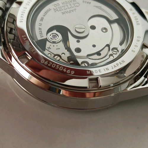 Citizen NY4050-54E men's automatic watch new, black