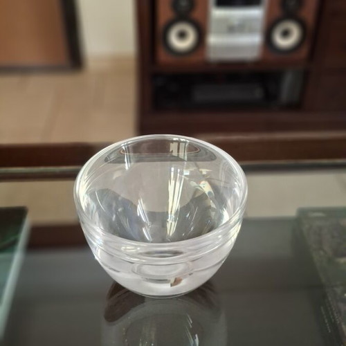 Kosta Boda Crystal Vase/Bowl by Göran Wärff, like new