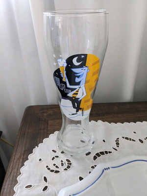 Συλλεκτικό ποτήρι μπύρας Ritzenhoff καινούργιο με πέντε σουβέρ