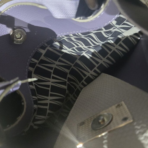 Modissimo handbag like new, beige and lilac