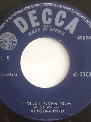 The Rolling Stones It's All Over Now vinyl used, rock