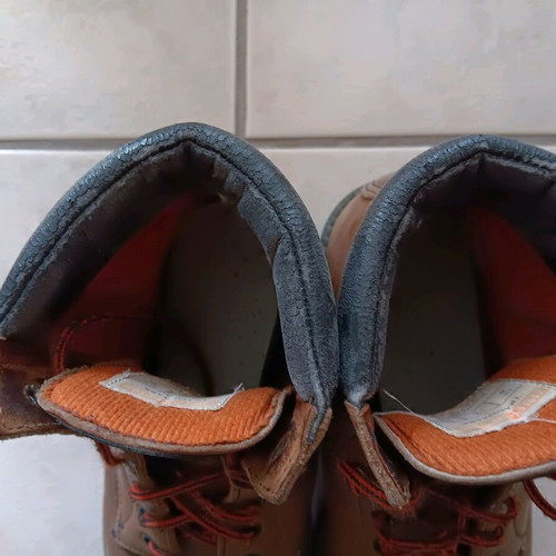 Harley Davidson boots used, brown leather, size 38