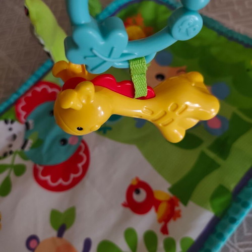 Fisher Price Baby Gym like new with washable mat and toys