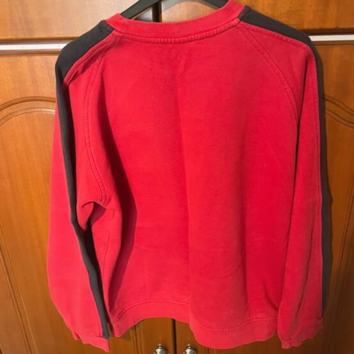 Nike Crewneck sweatshirt like new, red with black stripes, youth XL