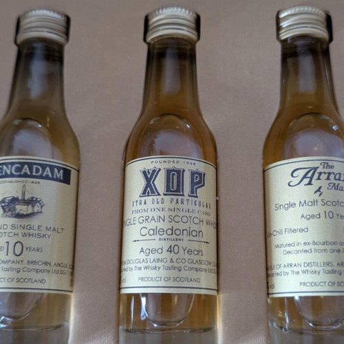 Whiskey miniature collectible gift set new