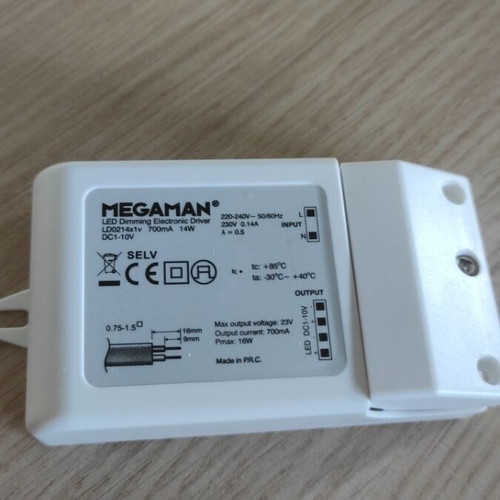 Megaman LED Dimming Electronic Driver LD0214x1v new