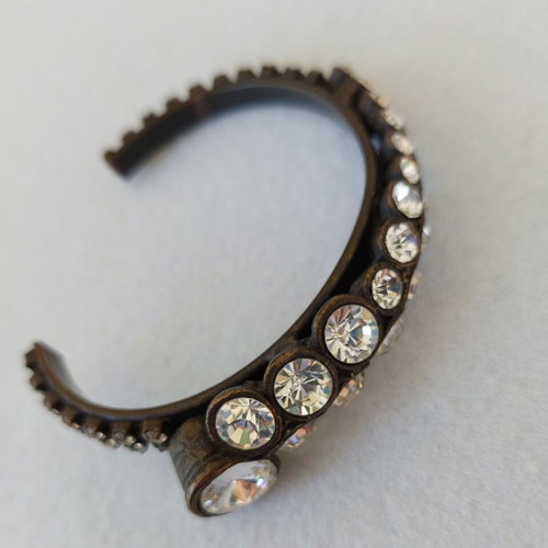 Bracelet with rhinestones like new, metal, brand Accessorize