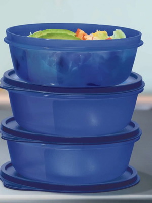 Modular bowls 630 ml set of 3 Tupperware new