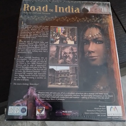 Road to India PC game new, adventure