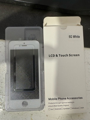 Apple iPhone 5G white screen new from old stock