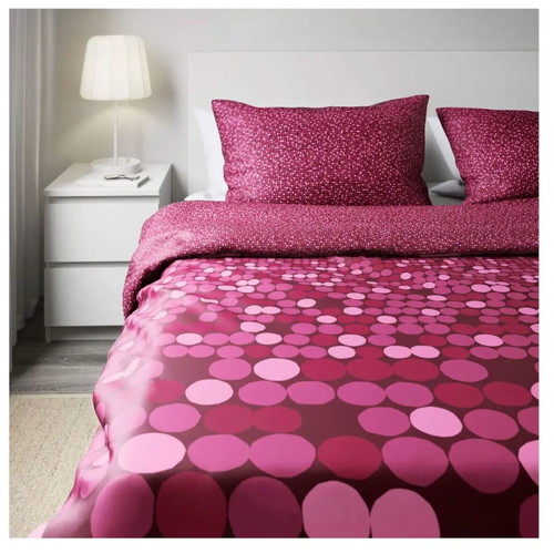 Smorboll IKEA duvet cover set like new with 2 pillowcases