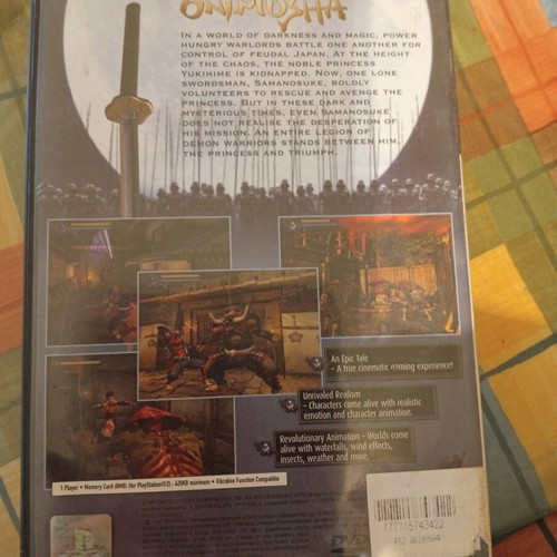 Onimusha Warlords PlayStation 2 used collectible game