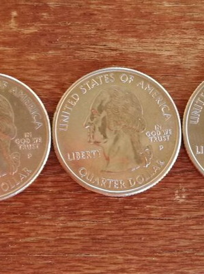 Νομίσματα quarter dollar πακέτο 5, σε καλή κατάσταση