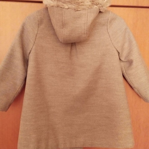 Mothercare coat used for 4-year-old girl, grey, size 104 cm