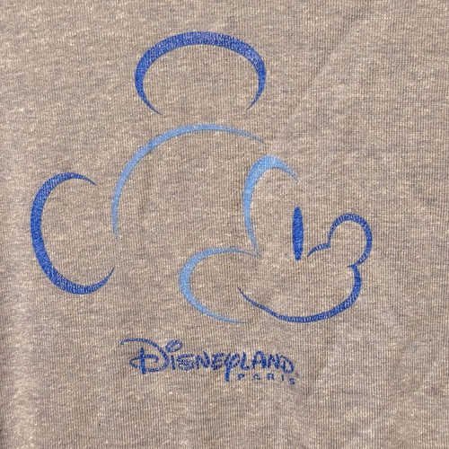 Disney women's cropped T-shirt with Mickey used, blue
