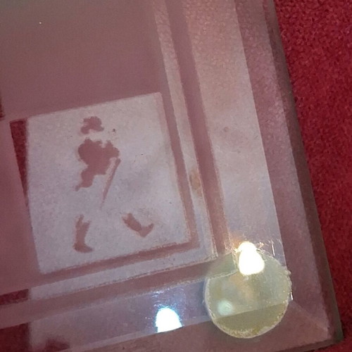 Jonny glass chessboard like new with glass pieces
