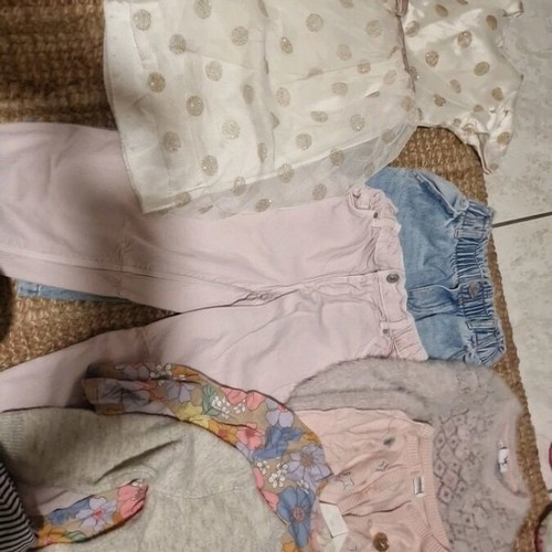 Clothing set for girl 4-5 years like new, multicolored
