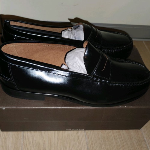 Florsheim Berkley Penny Men's Loafers in Black Leather New
