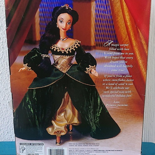 Holiday Princess Jasmine doll collectible and vintage, new