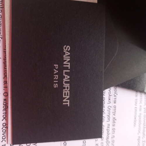 Ysl authenticity papers for Yves Saint Laurent bag new