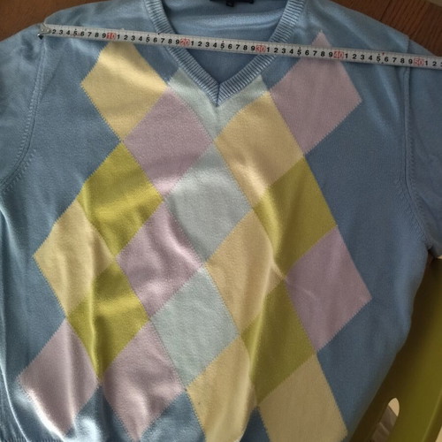 Oxford Company men's sweater XL with argyle pattern, used