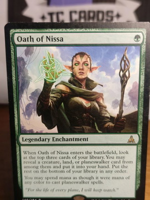 Oath of Nissa Magic the Gathering card