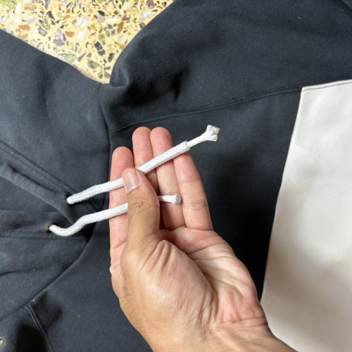 Nike Big Swoosh hoodie Large black and white like new