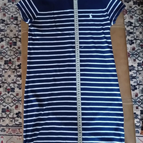 Ralph Lauren Polo dress size S like new, blue and white
