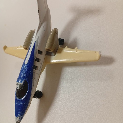 Small airplane figure toy used
