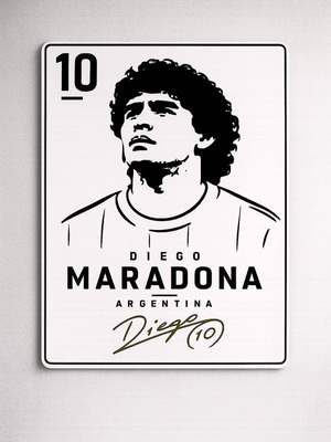 Diego Maradona poster new, authentic