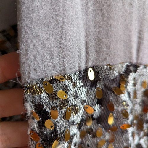 Mya kimono dress used, size S/M, gray with sequins