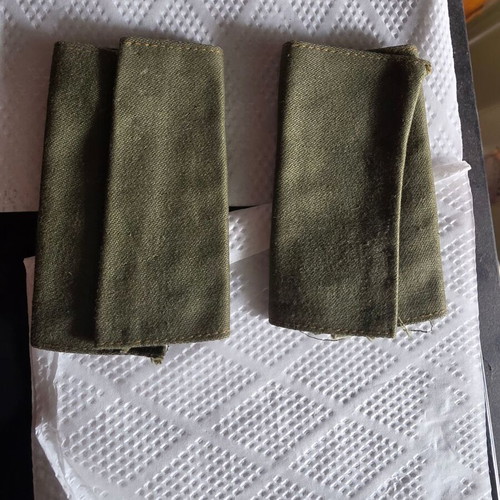 Greek Army Epaulets 1940 used, lieutenant colonel rank