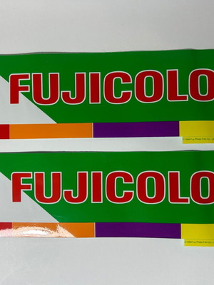Fujicolor stickers like new, two large sets