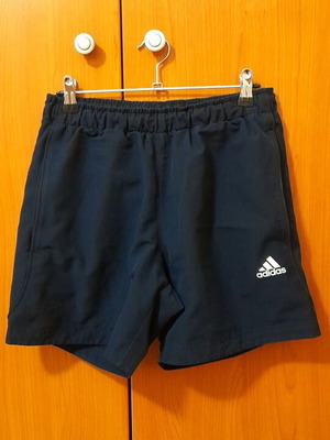 Adidas sports shorts used, size S, blue