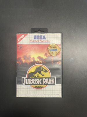 Jurassic Park Sega Master System PAL παιχνίδι, πλήρες πακέτο