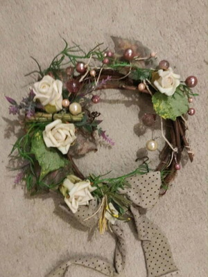 Christmas handmade wreath for gift new