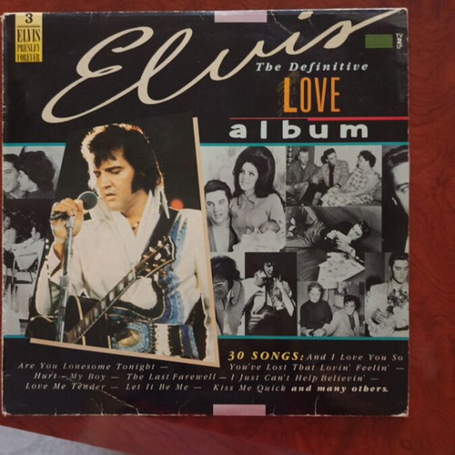 Elvis The Definitive Love Album 2 LPs used, excellent condition