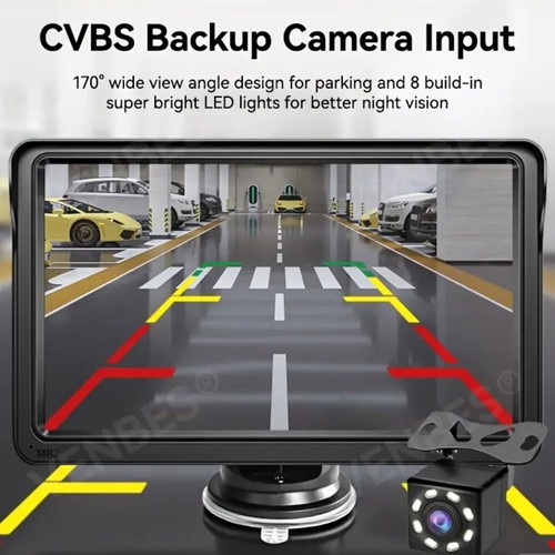 7" Android Auto/Car Play Screen with Rear Camera and Greek Menu new