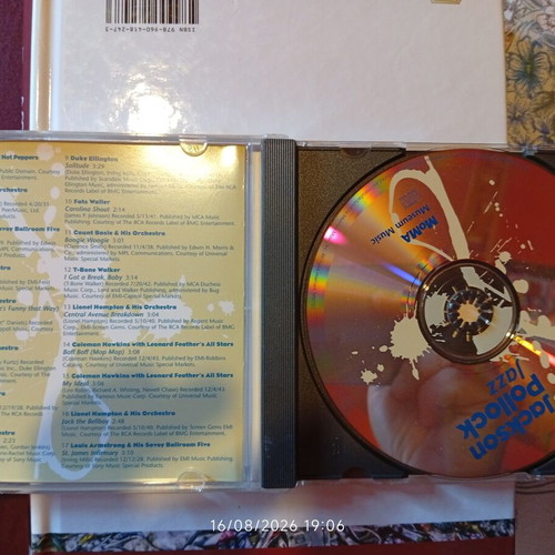 Jackson Pollock Jazz CD collection MoMA 1998