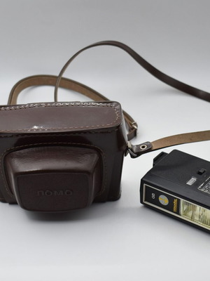 Russian collectible Smena camera with special case and flash used