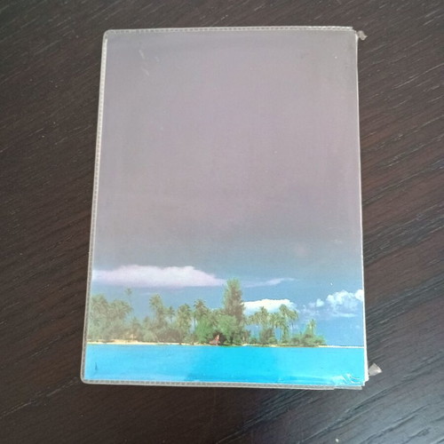 Photo album used, EKG bag style