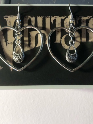 Handmade Heart Punk Alternative Boho Hippie Earrings