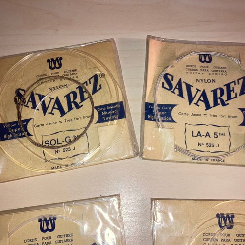 Savarez guitar strings set of 4 used