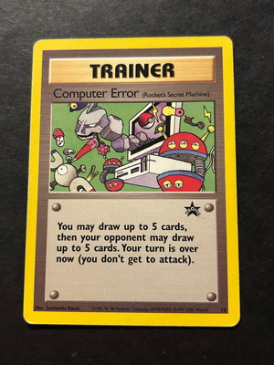 Computer Error WP 16 Wizards Black Star Promo Pokémon card