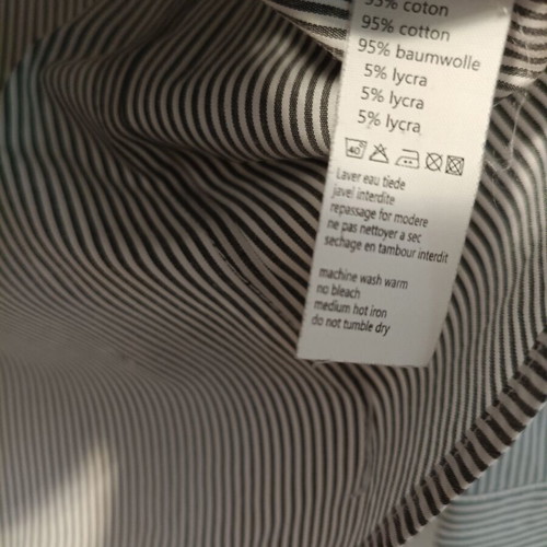 Women's long-sleeve shirt like new, medium, striped